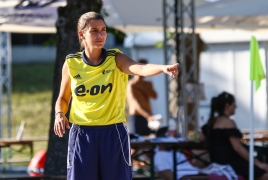 Oberschleißheim, Deutschland, 13.07.2018:Beachsoccer, B2BEACHSOCCER MünchenFoto: Christian Riedel / fotografie-riedel.net