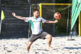 Oberschleißheim, Deutschland, 13.07.2018:Beachsoccer, B2BEACHSOCCER MünchenFoto: Christian Riedel / fotografie-riedel.net