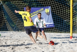 Oberschleißheim, Deutschland, 13.07.2018:Beachsoccer, B2BEACHSOCCER MünchenFoto: Christian Riedel / fotografie-riedel.net