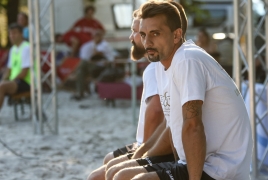 Oberschleißheim, Deutschland, 13.07.2018:Beachsoccer, B2BEACHSOCCER MünchenFoto: Christian Riedel / fotografie-riedel.net