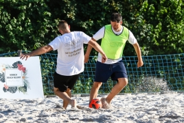 Oberschleißheim, Deutschland, 13.07.2018:Beachsoccer, B2BEACHSOCCER MünchenFoto: Christian Riedel / fotografie-riedel.net