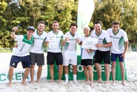 Oberschleißheim, Deutschland, 13.07.2018:Beachsoccer, B2BEACHSOCCER MünchenFoto: Christian Riedel / fotografie-riedel.net