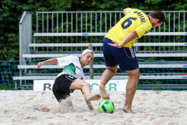 Oberschleißheim, Deutschland, 21.06.2019:B2Beachsoccer, Saison 2019, B2Beachsoccer in MünchenFoto: Christian Riedel / fotografie-riedel.net