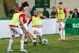 Erding, Deutschland, 23.02.2019:
Fußball, INDOOR B2SOCCER Erding

Foto: Christian Riedel / fotografie-riedel.net