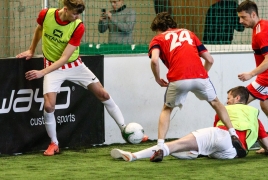 Erding, Deutschland, 23.02.2019:
Fußball, INDOOR B2SOCCER Erding

Foto: Christian Riedel / fotografie-riedel.net