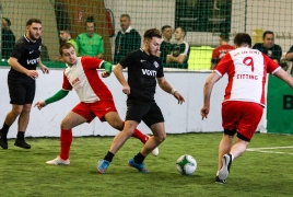 Erding, Deutschland, 23.02.2019:
Fußball, INDOOR B2SOCCER Erding

Foto: Christian Riedel / fotografie-riedel.net