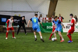 Erding, Deutschland, 23.02.2019:
Fußball, INDOOR B2SOCCER Erding

Foto: Christian Riedel / fotografie-riedel.net