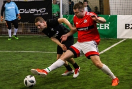 Erding, Deutschland, 23.02.2019:
Fußball, INDOOR B2SOCCER Erding

Foto: Christian Riedel / fotografie-riedel.net