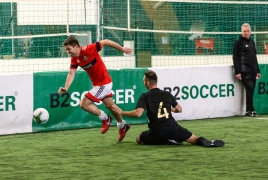 Erding, Deutschland, 23.02.2019:
Fußball, INDOOR B2SOCCER Erding

Foto: Christian Riedel / fotografie-riedel.net