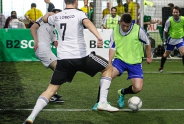 Unterföhring, Deutschland, 27.01.2018: Fußball, INDOOR B2SOCCER München Foto: Christian Riedel / fotografie-riedel.net