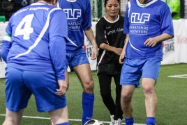 Unterföhring, Deutschland, 27.01.2018: Fußball, INDOOR B2SOCCER München Foto: Christian Riedel / fotografie-riedel.net