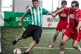 Unterföhring, Deutschland, 27.01.2018: Fußball, INDOOR B2SOCCER München Foto: Christian Riedel / fotografie-riedel.net