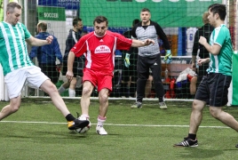 Unterföhring, Deutschland, 27.01.2018: Fußball, INDOOR B2SOCCER München Foto: Christian Riedel / fotografie-riedel.net