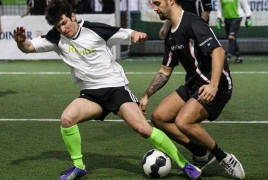 Unterföhring, Deutschland, 27.01.2018: Fußball, INDOOR B2SOCCER München Foto: Christian Riedel / fotografie-riedel.net