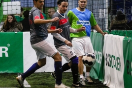 Unterföhring, Deutschland, 27.01.2018: Fußball, INDOOR B2SOCCER München Foto: Christian Riedel / fotografie-riedel.net