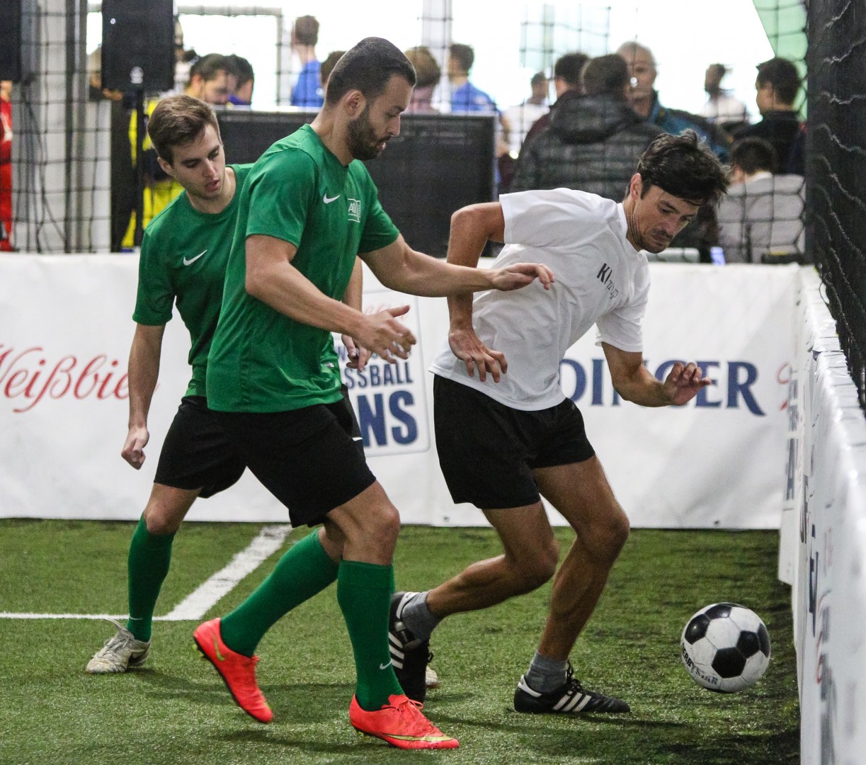 Unterföhring, Deutschland, 27.01.2018: Fußball, INDOOR B2SOCCER München Foto: Christian Riedel / fotografie-riedel.net