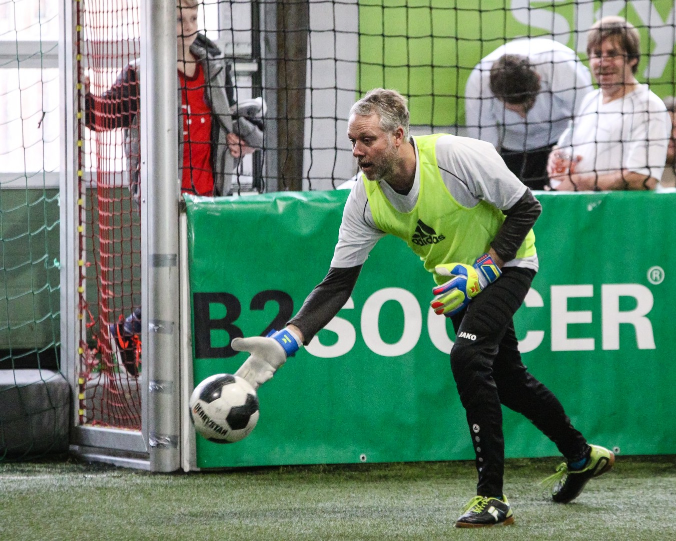 Unterföhring, Deutschland, 27.01.2018: Fußball, INDOOR B2SOCCER München Foto: Christian Riedel / fotografie-riedel.net