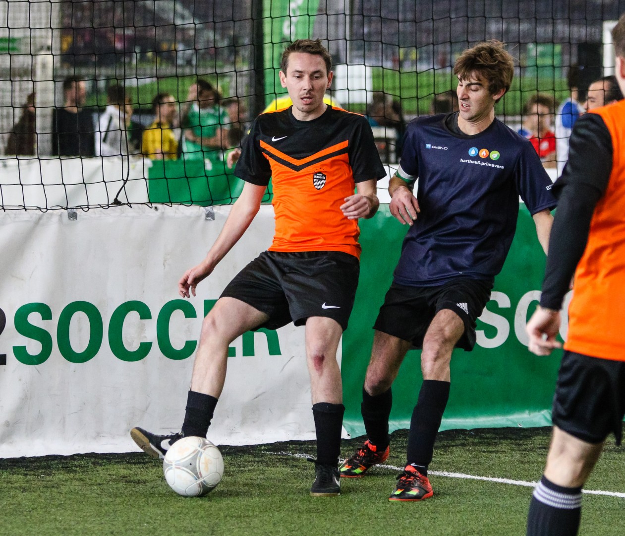 Unterföhring, Deutschland, 27.01.2018: Fußball, INDOOR B2SOCCER München Foto: Christian Riedel / fotografie-riedel.net