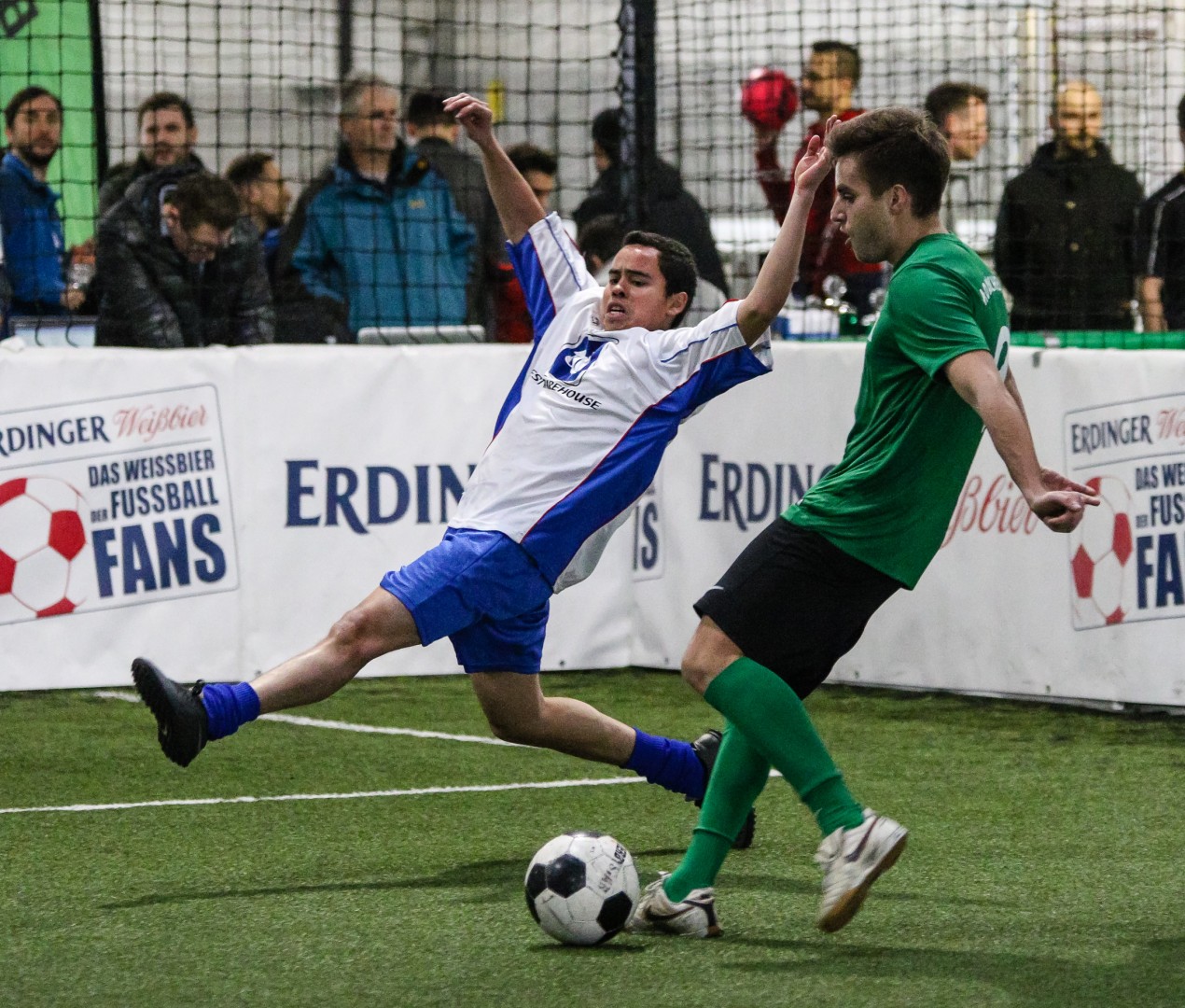 Unterföhring, Deutschland, 27.01.2018: Fußball, INDOOR B2SOCCER München Foto: Christian Riedel / fotografie-riedel.net