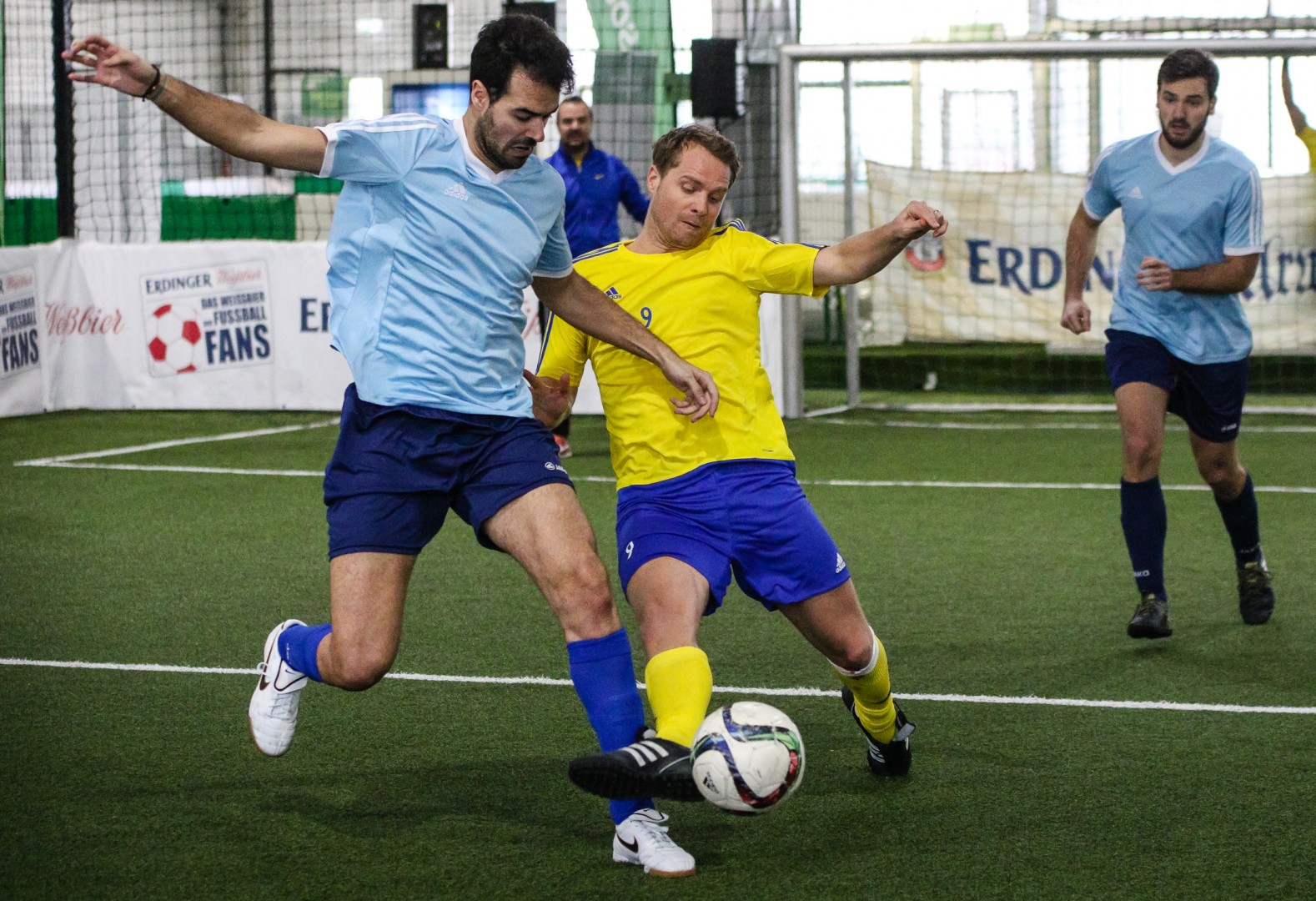 Unterföhring, Deutschland, 27.01.2018: Fußball, INDOOR B2SOCCER München Foto: Christian Riedel / fotografie-riedel.net