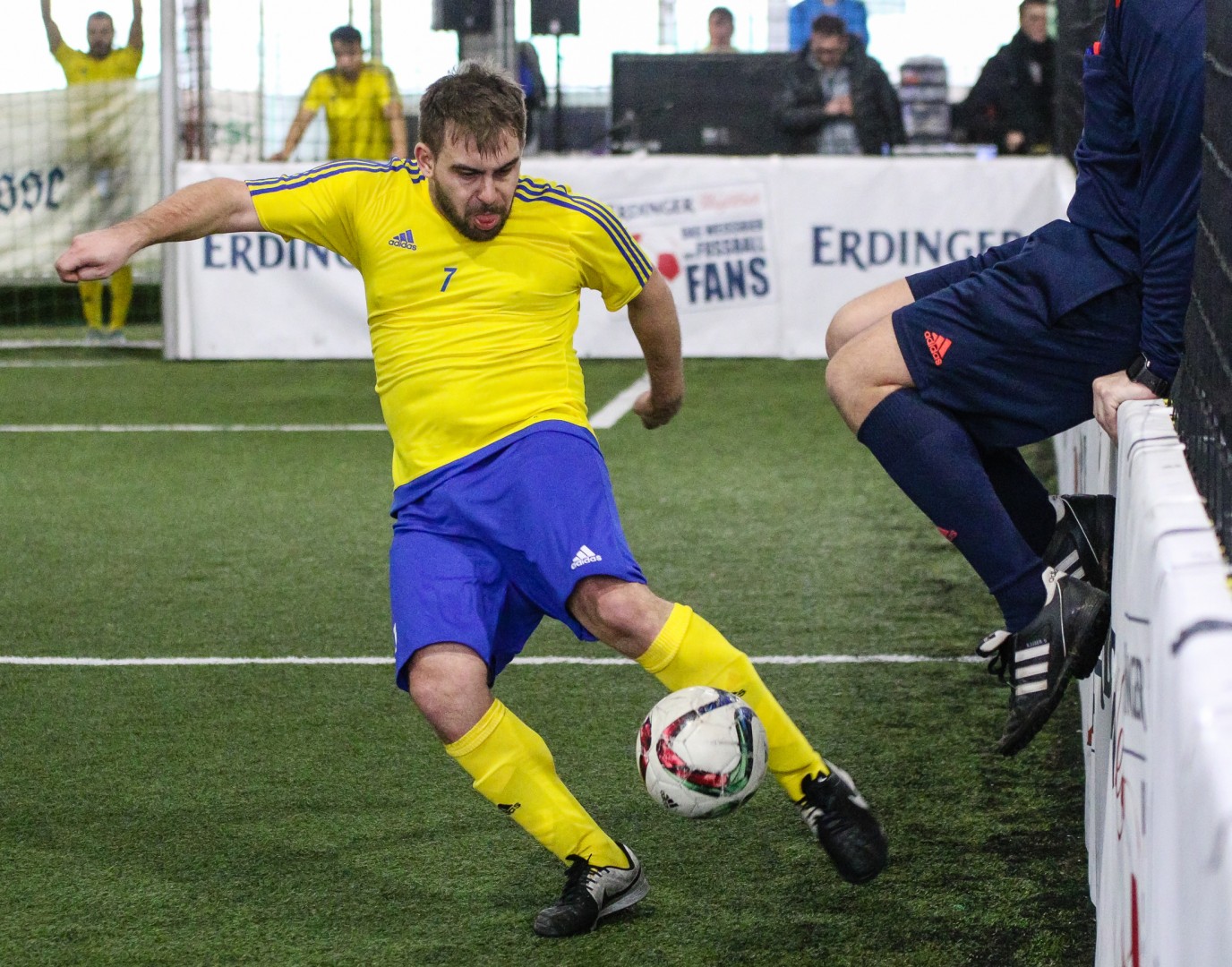 Unterföhring, Deutschland, 27.01.2018: Fußball, INDOOR B2SOCCER München Foto: Christian Riedel / fotografie-riedel.net