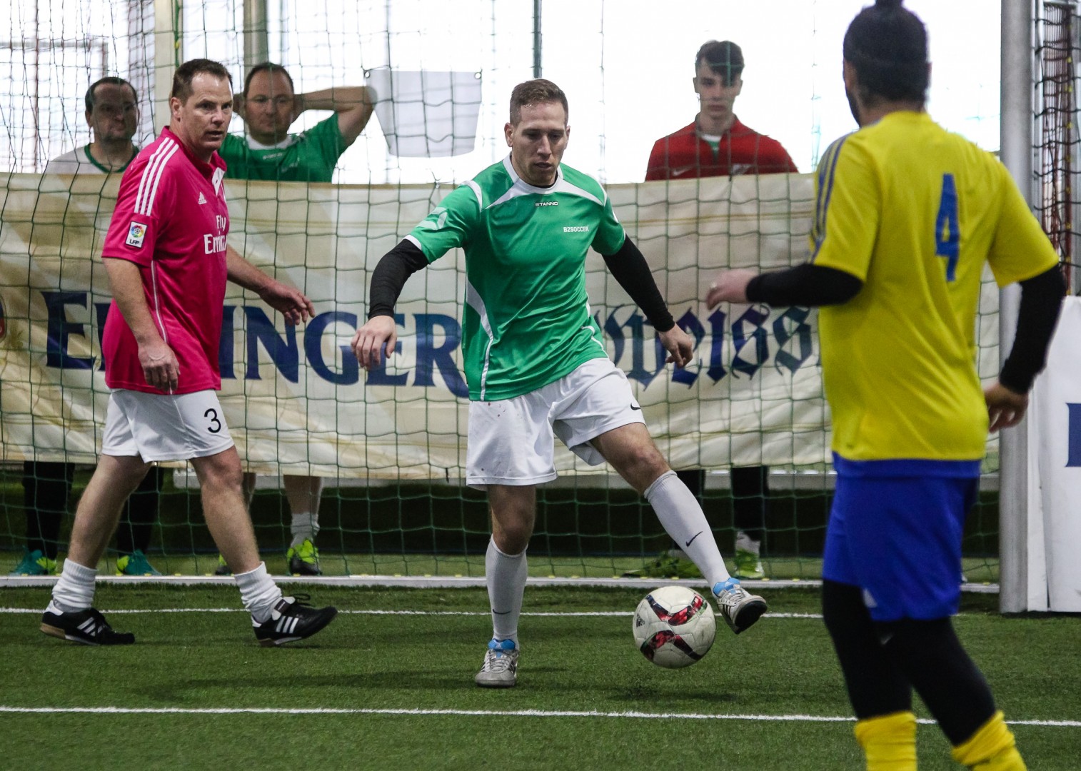 Unterföhring, Deutschland, 27.01.2018: Fußball, INDOOR B2SOCCER München Foto: Christian Riedel / fotografie-riedel.net