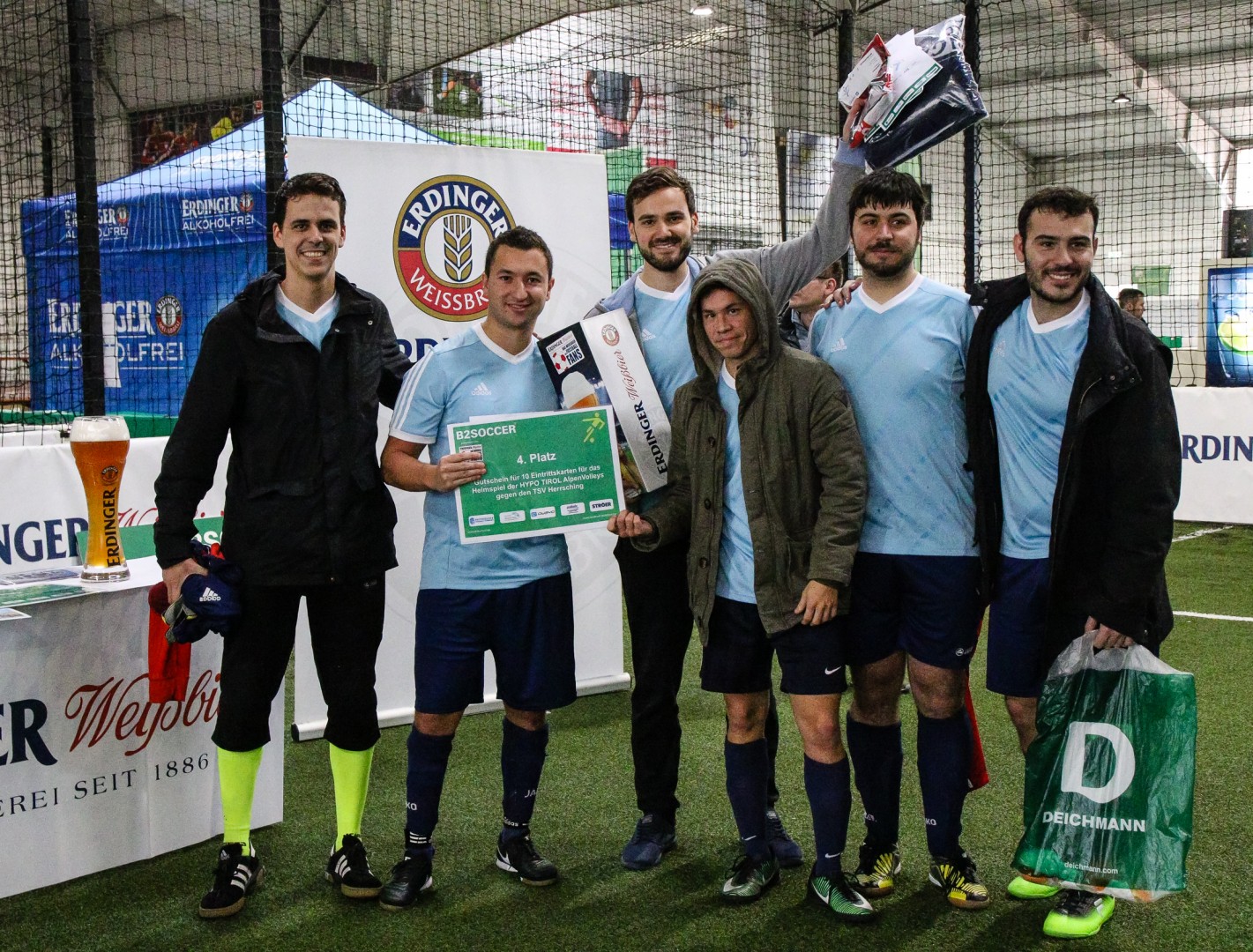 Unterföhring, Deutschland, 27.01.2018: Fußball, INDOOR B2SOCCER München Foto: Christian Riedel / fotografie-riedel.net