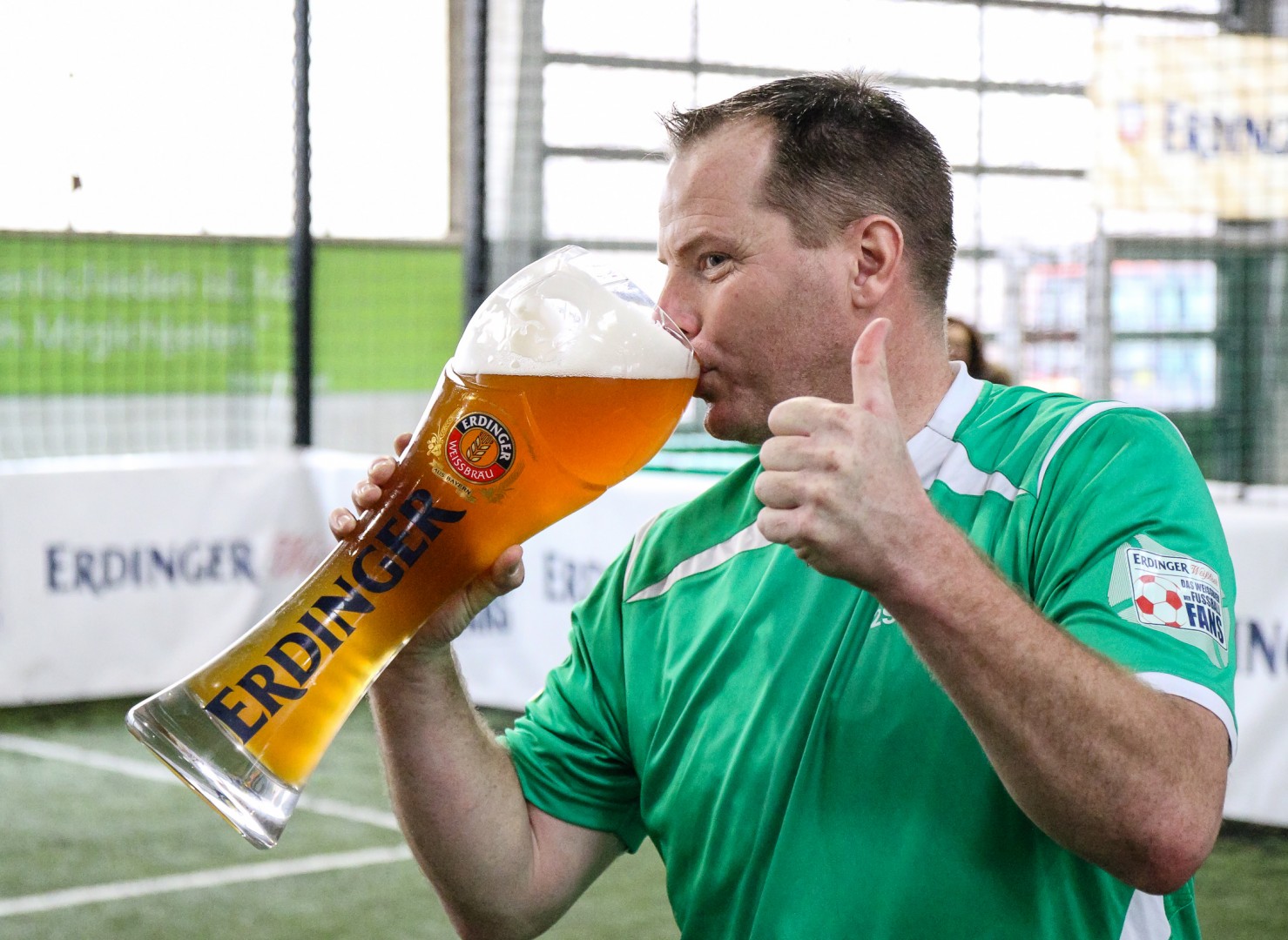 Unterföhring, Deutschland, 27.01.2018: Fußball, INDOOR B2SOCCER München Foto: Christian Riedel / fotografie-riedel.net