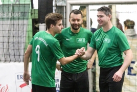 Unterföhring, Deutschland, 27.01.2018: Fußball, INDOOR B2SOCCER München Foto: Christian Riedel / fotografie-riedel.net