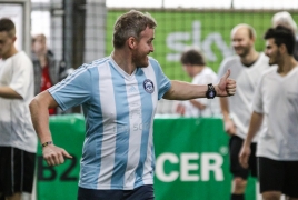 Unterföhring, Deutschland, 27.01.2018: Fußball, INDOOR B2SOCCER München Foto: Christian Riedel / fotografie-riedel.net