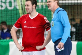 Unterföhring, Deutschland, 27.01.2018: Fußball, INDOOR B2SOCCER München Foto: Christian Riedel / fotografie-riedel.net