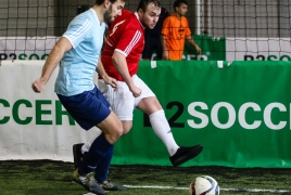 Unterföhring, Deutschland, 27.01.2018: Fußball, INDOOR B2SOCCER München Foto: Christian Riedel / fotografie-riedel.net