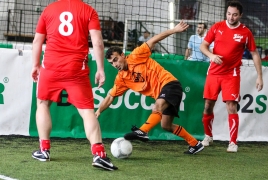 Unterföhring, Deutschland, 27.01.2018: Fußball, INDOOR B2SOCCER München Foto: Christian Riedel / fotografie-riedel.net