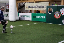 Unterföhring, Deutschland, 27.01.2018: Fußball, INDOOR B2SOCCER München Foto: Christian Riedel / fotografie-riedel.net