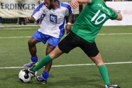 Unterföhring, Deutschland, 27.01.2018: Fußball, INDOOR B2SOCCER München Foto: Christian Riedel / fotografie-riedel.net