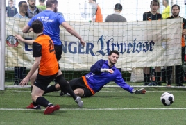 Unterföhring, Deutschland, 27.01.2018: Fußball, INDOOR B2SOCCER München Foto: Christian Riedel / fotografie-riedel.net