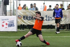 Unterföhring, Deutschland, 27.01.2018: Fußball, INDOOR B2SOCCER München Foto: Christian Riedel / fotografie-riedel.net