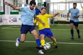 Unterföhring, Deutschland, 27.01.2018: Fußball, INDOOR B2SOCCER München Foto: Christian Riedel / fotografie-riedel.net