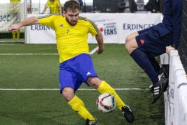 Unterföhring, Deutschland, 27.01.2018: Fußball, INDOOR B2SOCCER München Foto: Christian Riedel / fotografie-riedel.net