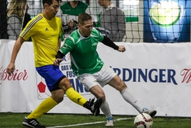 Unterföhring, Deutschland, 27.01.2018: Fußball, INDOOR B2SOCCER München Foto: Christian Riedel / fotografie-riedel.net