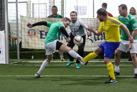 Unterföhring, Deutschland, 27.01.2018: Fußball, INDOOR B2SOCCER München Foto: Christian Riedel / fotografie-riedel.net