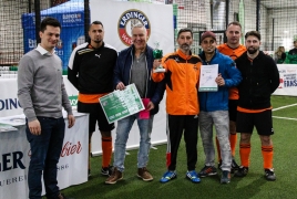 Unterföhring, Deutschland, 27.01.2018: Fußball, INDOOR B2SOCCER München Foto: Christian Riedel / fotografie-riedel.net