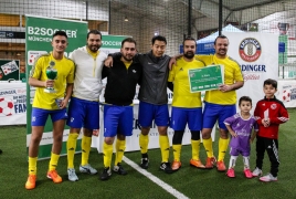 Unterföhring, Deutschland, 27.01.2018: Fußball, INDOOR B2SOCCER München Foto: Christian Riedel / fotografie-riedel.net