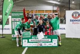 Unterföhring, Deutschland, 27.01.2018: Fußball, INDOOR B2SOCCER München Foto: Christian Riedel / fotografie-riedel.net