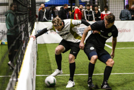 Heimstetten, Deutschland, 25.01.2020:
Fußball, INDOOR B2SOCCER München

Foto: Christian Riedel / fotografie-riedel.net