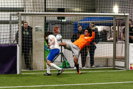 Heimstetten, Deutschland, 25.01.2020:
Fußball, INDOOR B2SOCCER München

Foto: Christian Riedel / fotografie-riedel.net