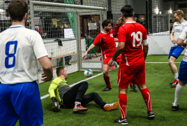 Heimstetten, Deutschland, 25.01.2020:
Fußball, INDOOR B2SOCCER München

Foto: Christian Riedel / fotografie-riedel.net