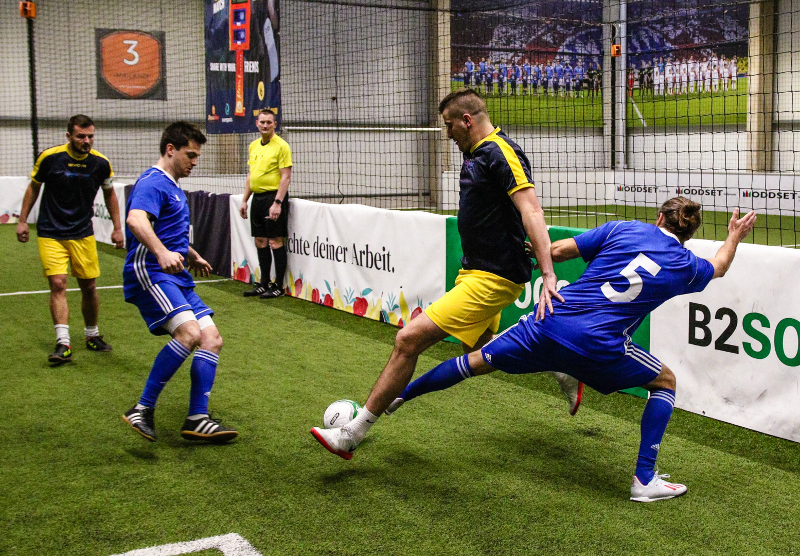 Heimstetten, Deutschland, 26.01.2020:Fußball, INDOOR B2SOCCER MünchenFoto: Christian Riedel / fotografie-riedel.net