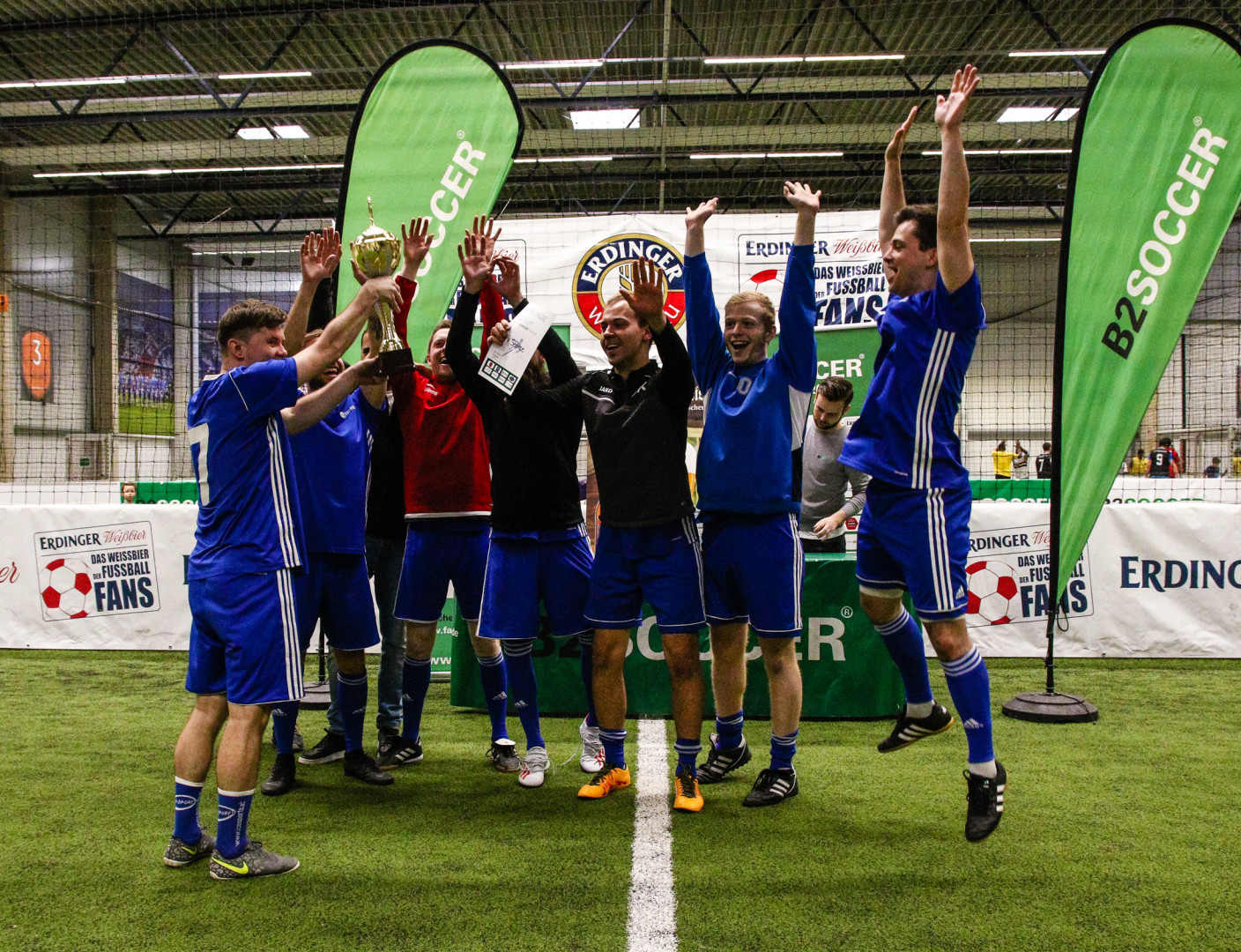 Heimstetten, Deutschland, 26.01.2020:Fußball, INDOOR B2SOCCER MünchenFoto: Christian Riedel / fotografie-riedel.net