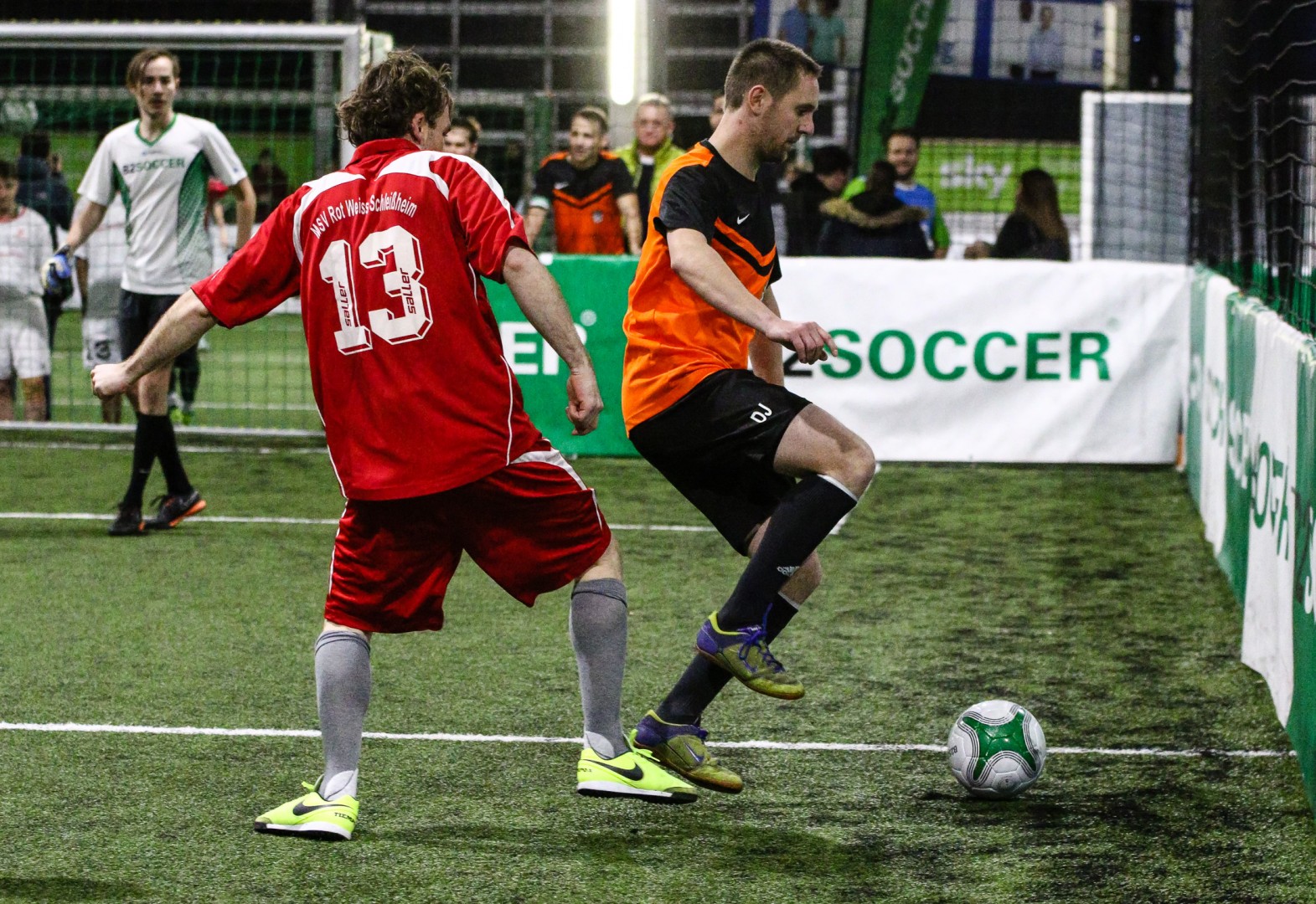 Unterföhring, Deutschland, 26.01.2019:
Fußball, INDOOR B2SOCCER München

Foto: Christian Riedel / fotografie-riedel.net
